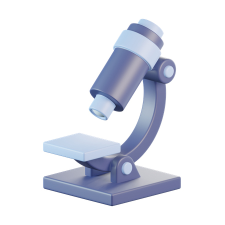 Microscope  3D Icon