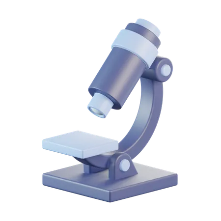 Microscope  3D Icon