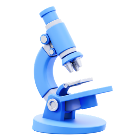 Microscope  3D Icon