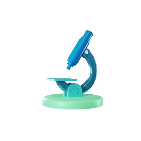 Microscope  3D Icon