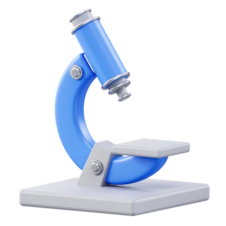 Microscope  3D Icon