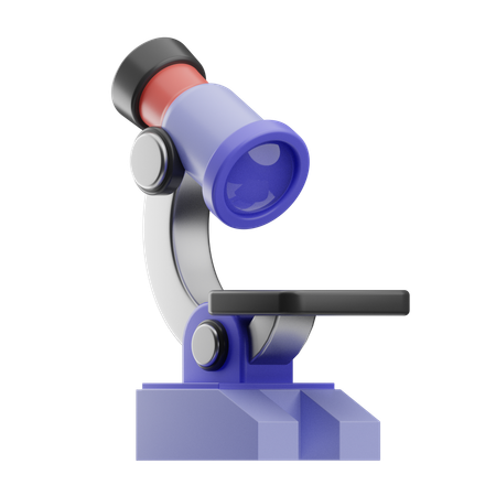 Microscope  3D Icon