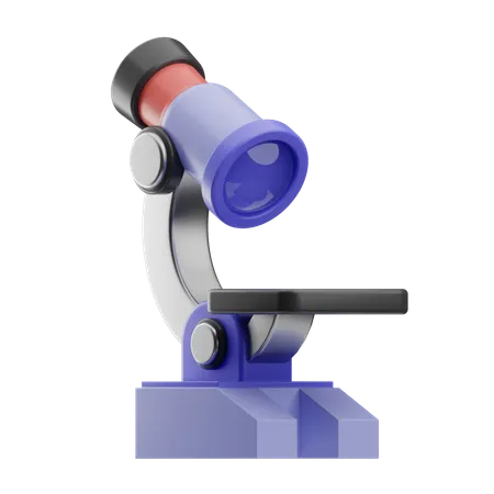 Microscope  3D Icon
