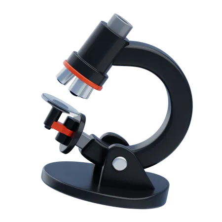 Microscope  3D Icon