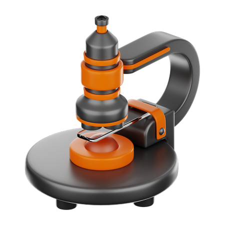 Microscope  3D Icon