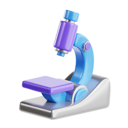 Microscope  3D Icon