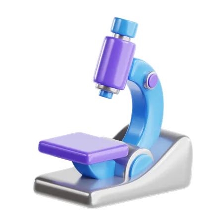 Microscope  3D Icon