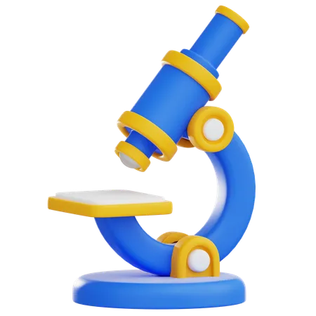 Microscope  3D Icon