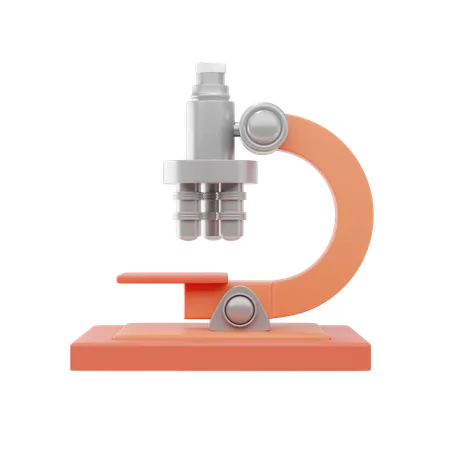 Microscope  3D Icon