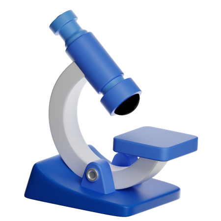 Microscope  3D Icon