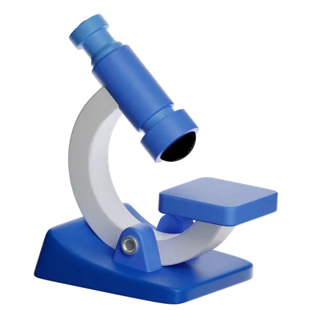 Microscope  3D Icon