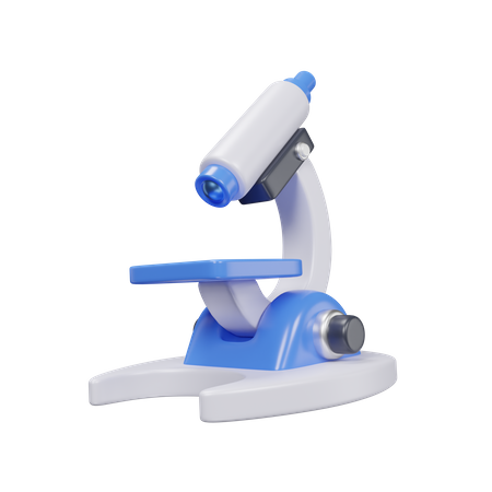 Microscope  3D Icon