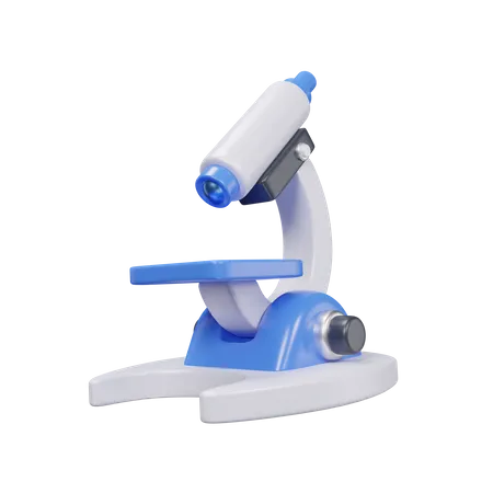 Microscope  3D Icon