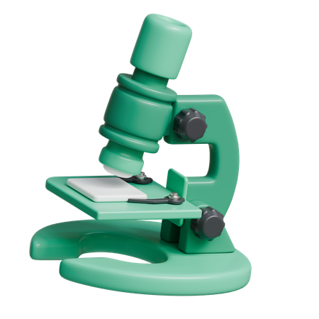 Microscope  3D Icon