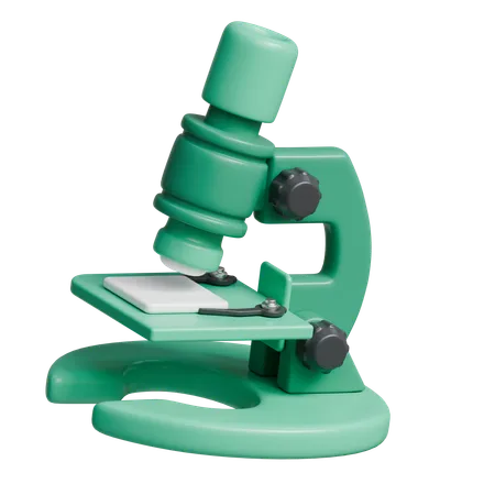 Microscope  3D Icon