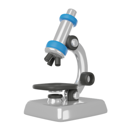 Microscope  3D Icon