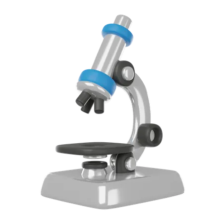 Microscope  3D Icon