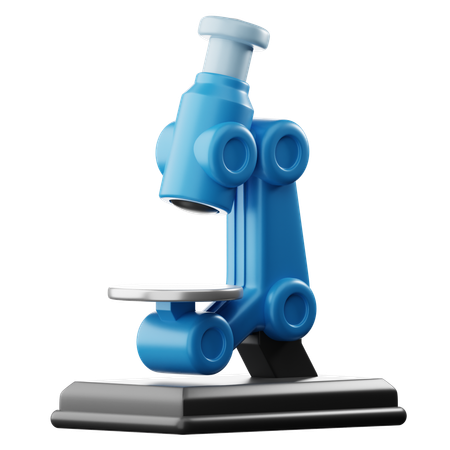 Microscope  3D Icon