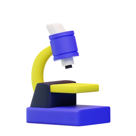 Microscope  3D Icon