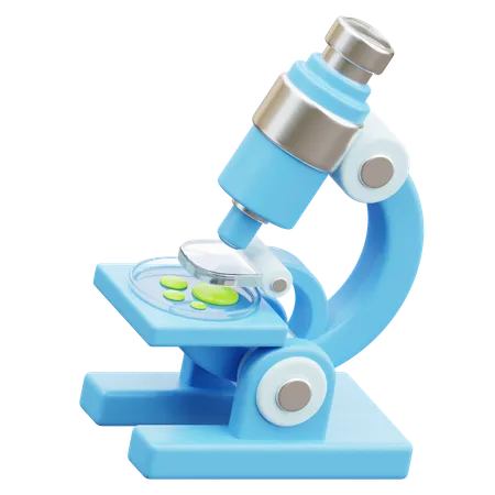 Microscope  3D Icon