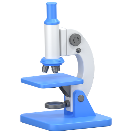 Microscope  3D Icon