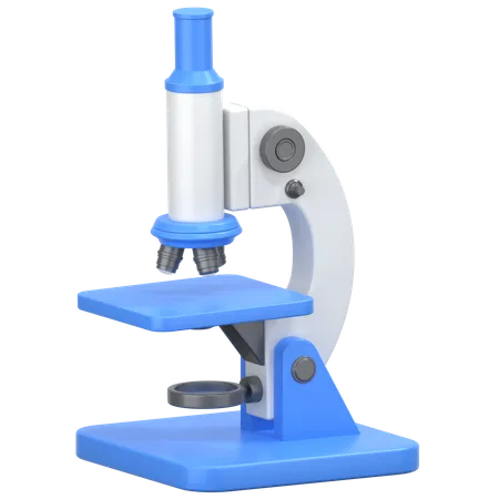 Microscope  3D Icon