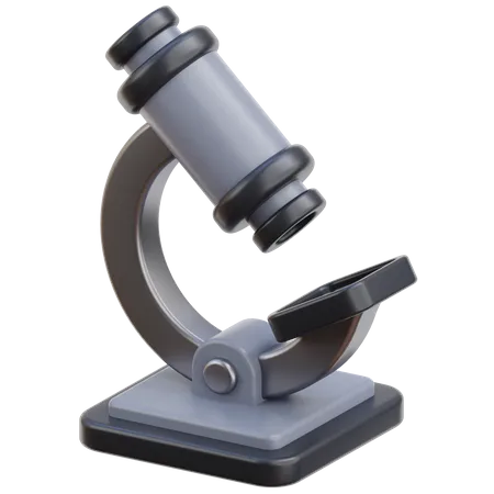 Microscope  3D Icon