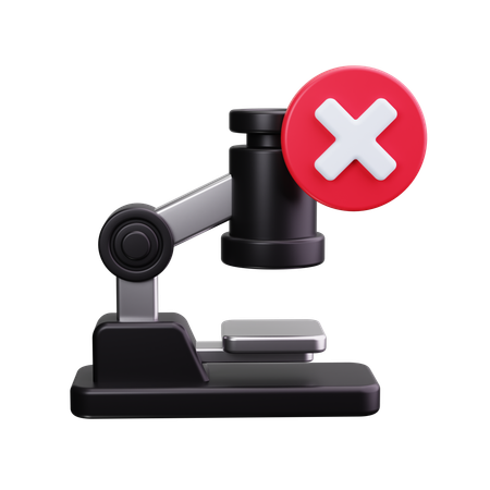 Microscope  3D Icon