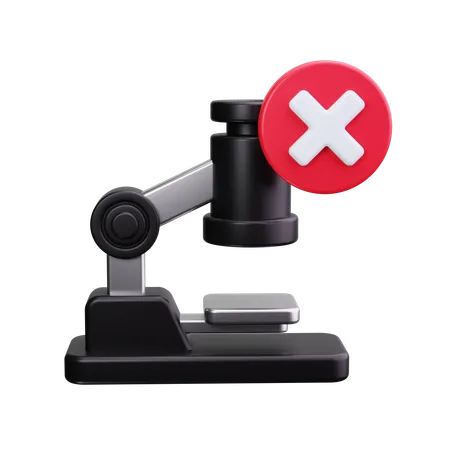 Microscope  3D Icon