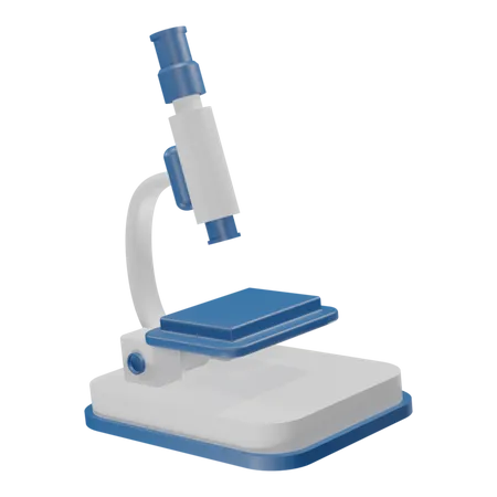 Microscope  3D Icon