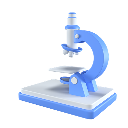 Microscope  3D Icon