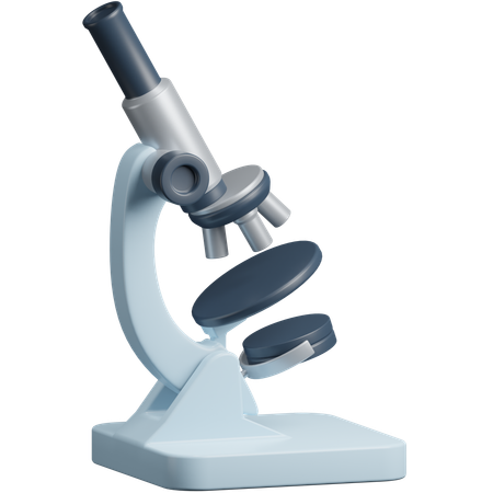 Microscope  3D Icon