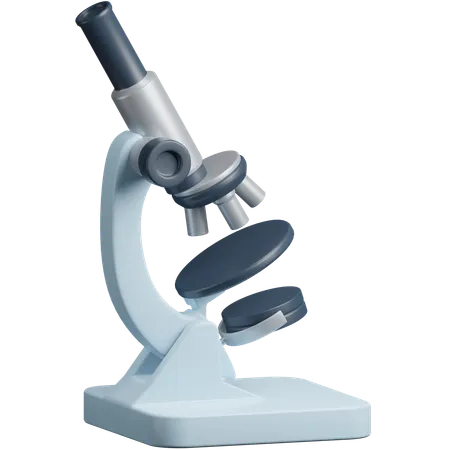 Microscope  3D Icon