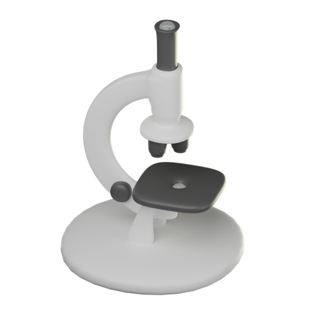 Microscope  3D Icon