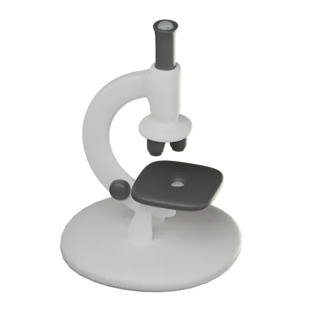 Microscope  3D Icon