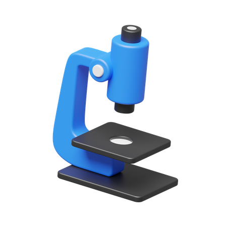 Microscope  3D Icon