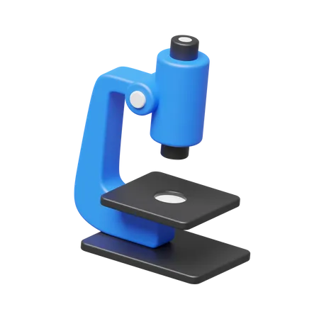 Microscope  3D Icon