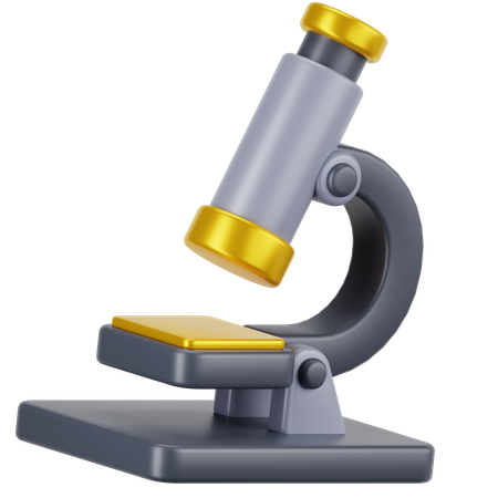 Microscope  3D Icon