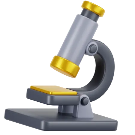 Microscope  3D Icon