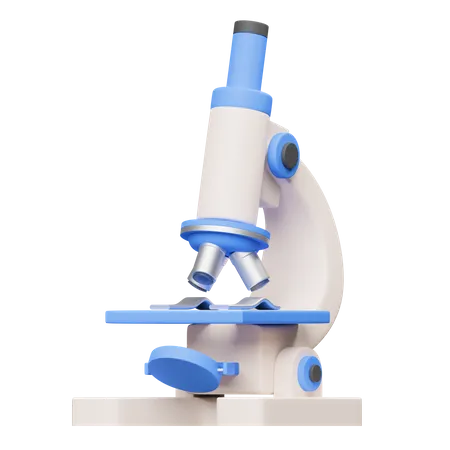 Microscope  3D Icon