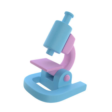 Microscope  3D Icon