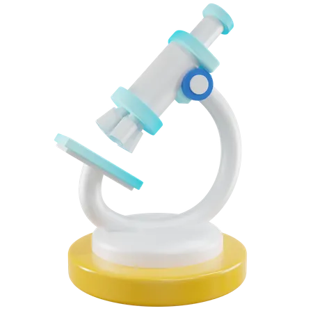 Microscope  3D Icon