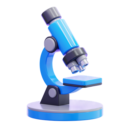 Microscope  3D Icon