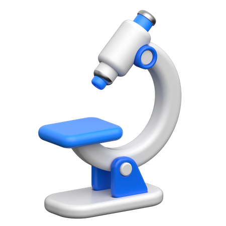 Microscope  3D Icon