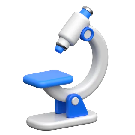 Microscope  3D Icon