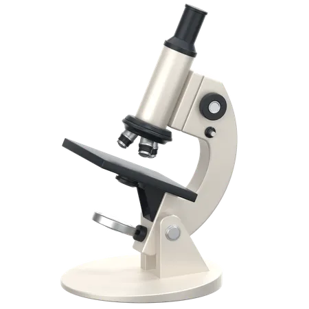 Microscope  3D Icon