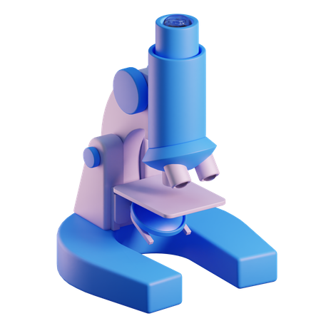 Microscope  3D Icon