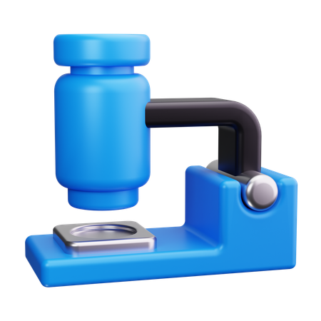 Microscope  3D Icon