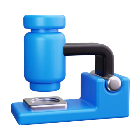 Microscope  3D Icon