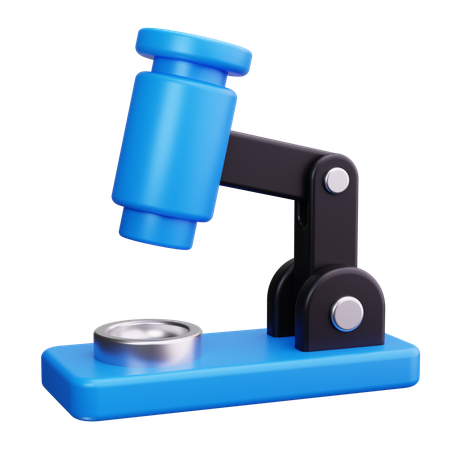 Microscope  3D Icon